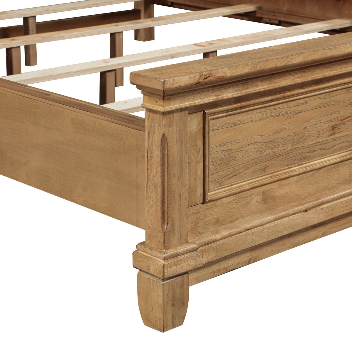 Sunstone - 6/6 - 6/0 Eastern King / Western King Panel Footboard & Slats - Honey