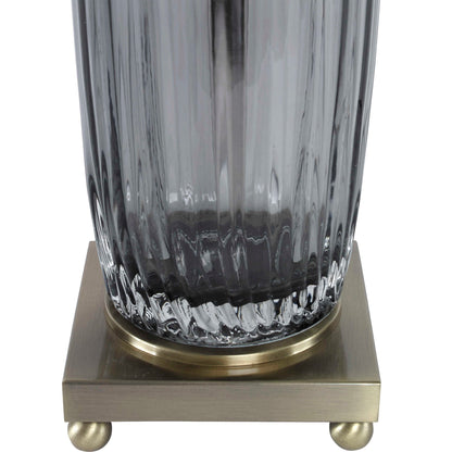 Vilminore - Glass Table Lamp - Gray