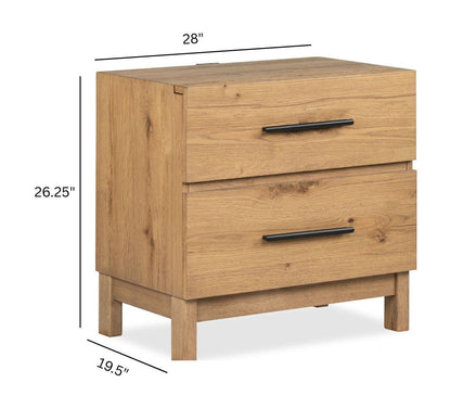 Davenport - Drawer Nightstand - Rustic Caramel