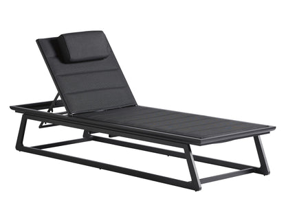 South Beach - Chaise Lounge - Dark Gray