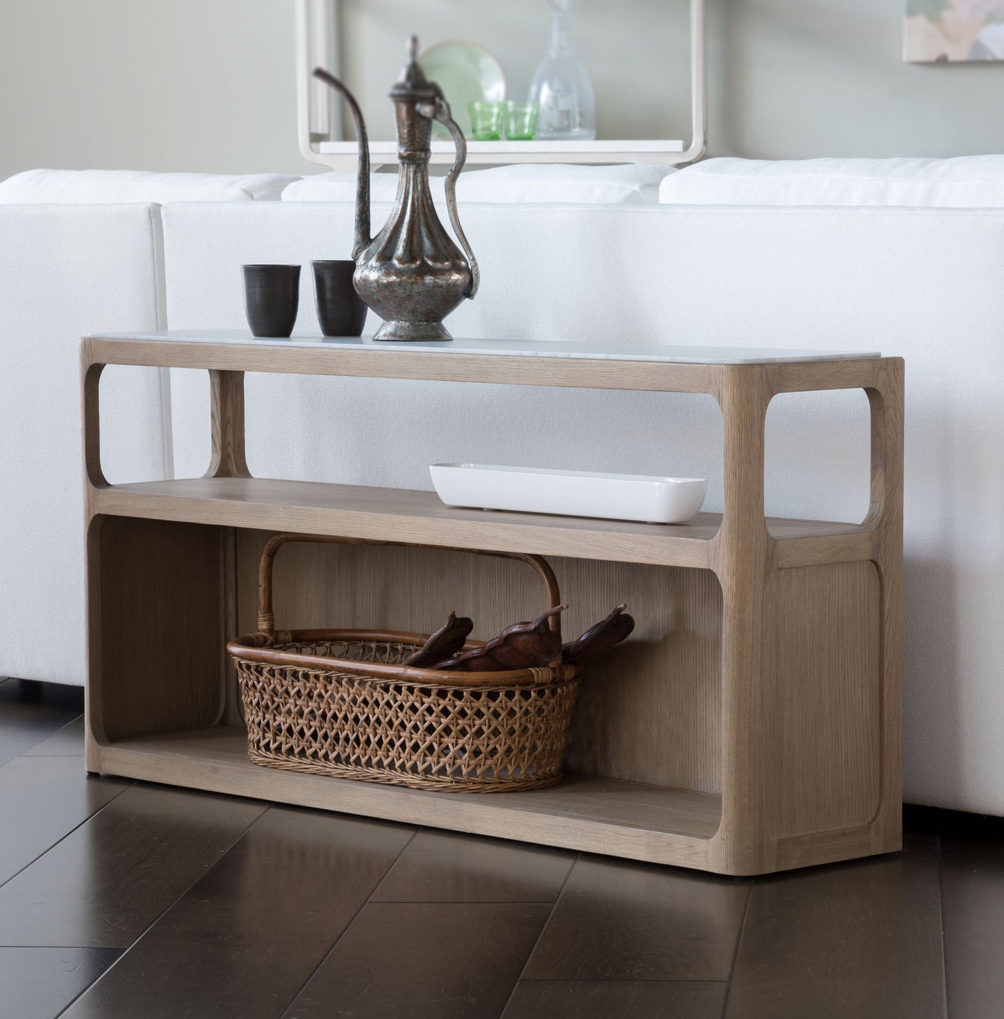 Simpatico - Simpatico Sofa Table - Light Brown