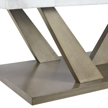 Greta - 2 Piece Occasional Table Set (Coffee Table And End Table) - Gray