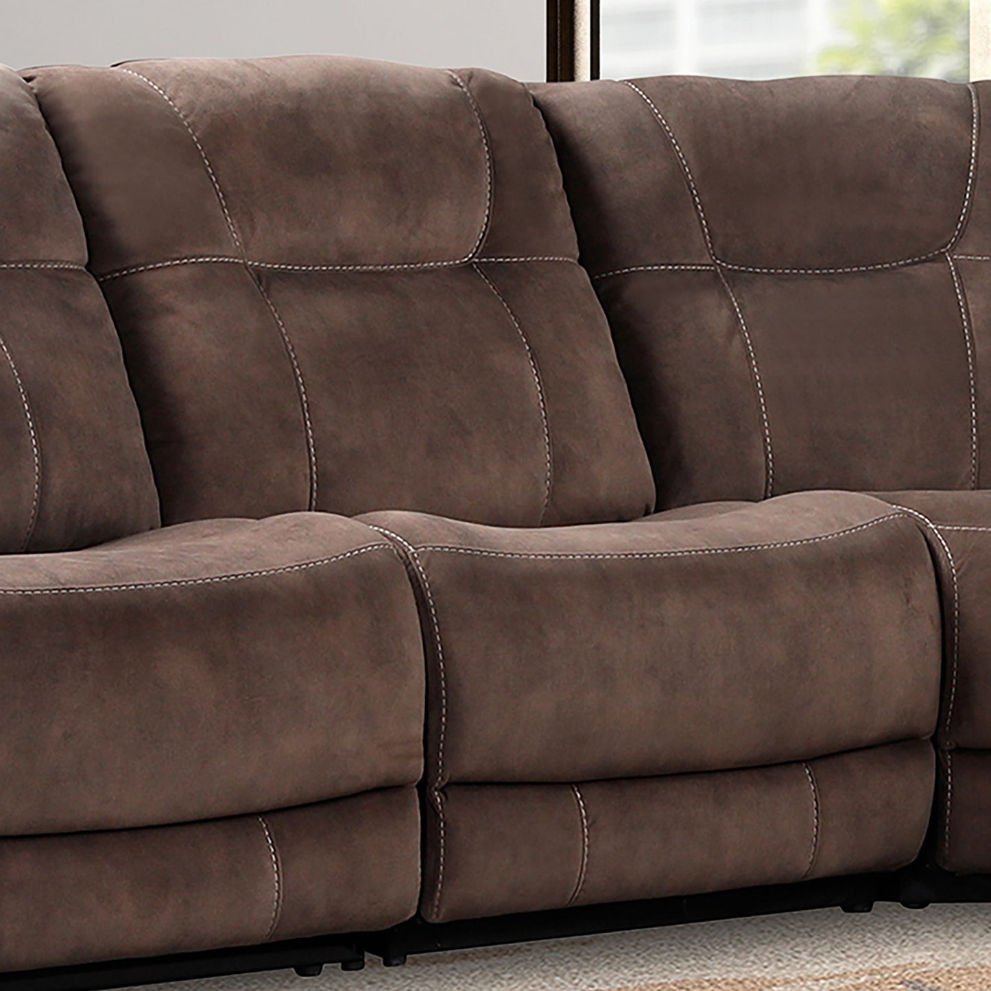 Cooper - Manual Armless Recliner - Shadow Brown