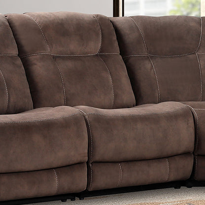 Cooper - Manual Armless Recliner - Shadow Brown