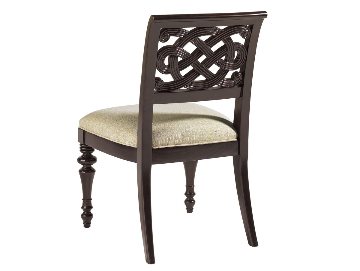 Royal Kahala - Molokai Side Chair - Dark Brown