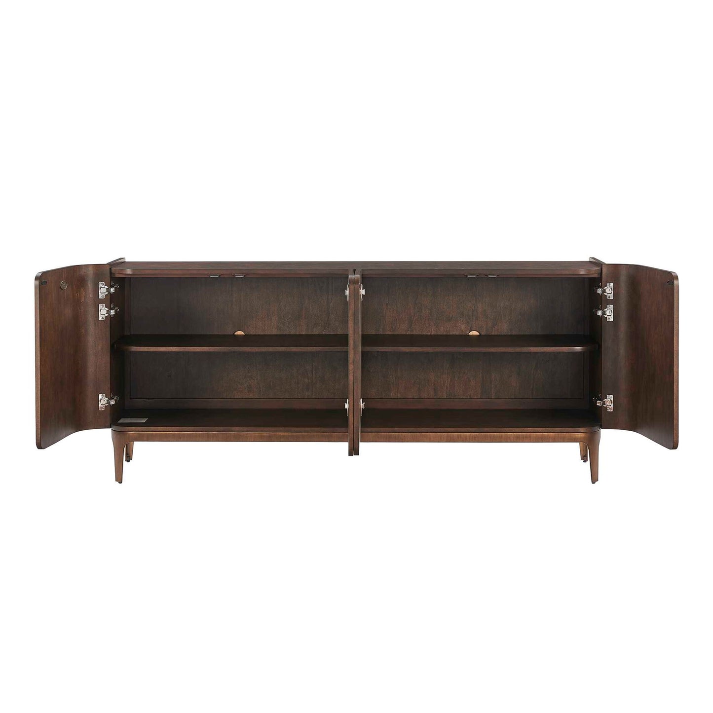 Melbourne - Mappa Burl 4 Door Cabinet - Woodtone