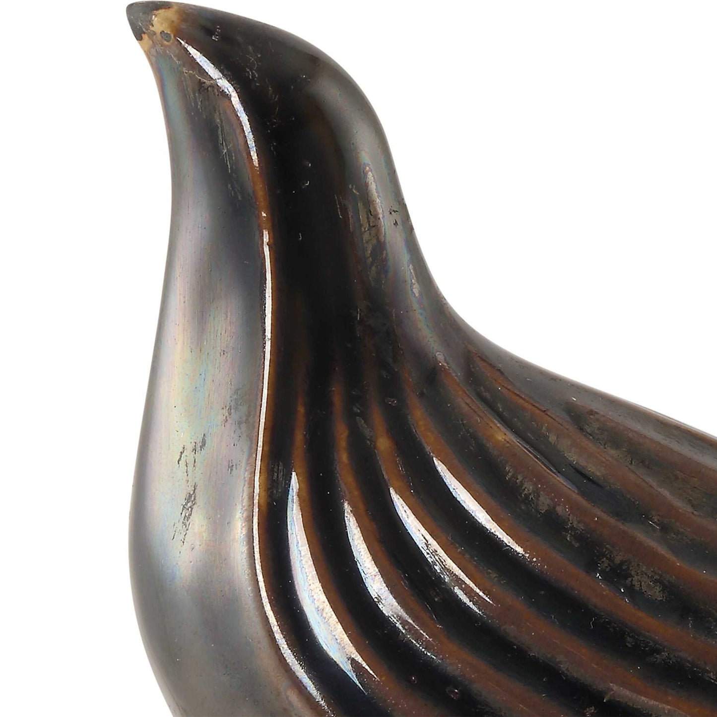 Nesting Bird - Gray Sculptures (Set of 2)