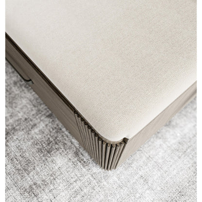 Sariel - Queen Upholstered Storage Footboard - Light Brown