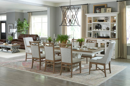 Americana Modern Dining - Upholstered Dining Chair (Set of 2) - Cotton White