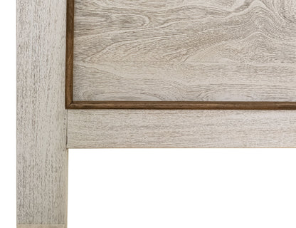 Loft - 5/0 Queen Headboard - Gray / Beige