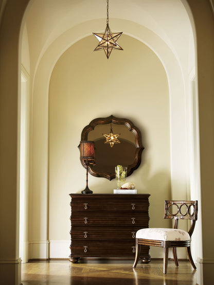 Royal Kahala - Lotus Blossom Mirror - Dark Brown