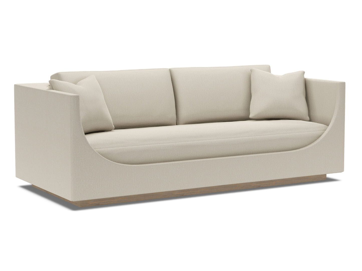 Artistica Upholstery - Claudette Bench Seat Fabric Sofa