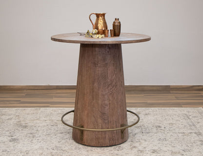Sahara - Bistro Table Base - Brown Caramel