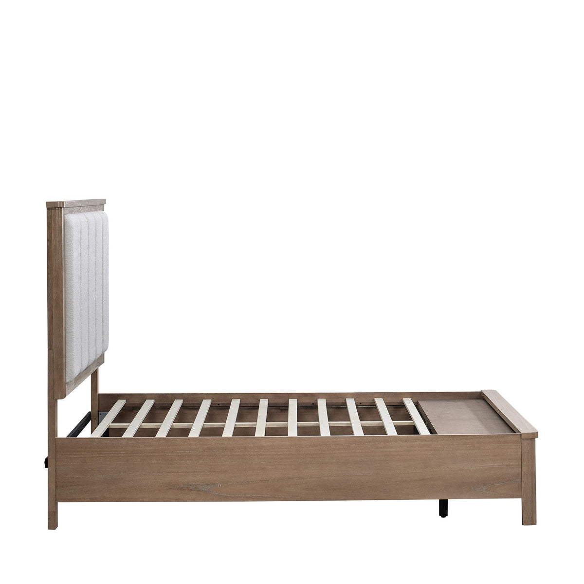 Anika - 5/0 Queen Panel Headboard - White / Natural
