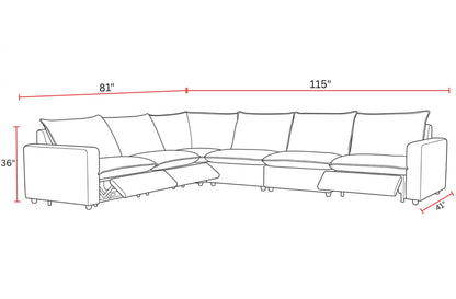 Jocelyn - Power Reclining Sectional