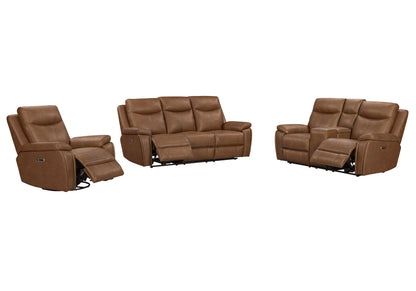 Veracruz - Power Zero Gravity Sofa P2 - Vintage Tan