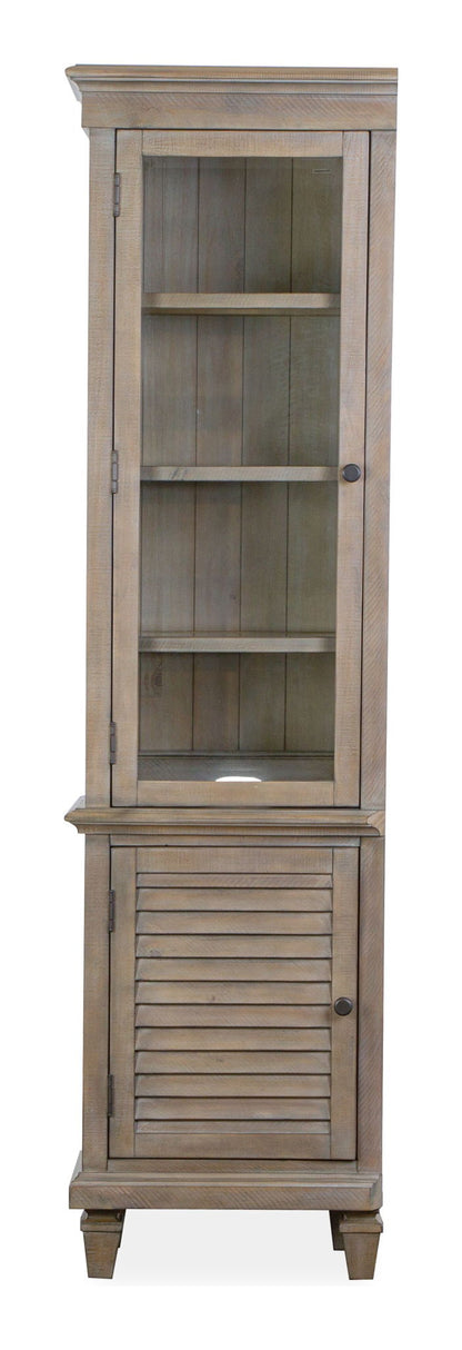 Calistoga - Rustic Entertainment Wall - Dovetail Gray