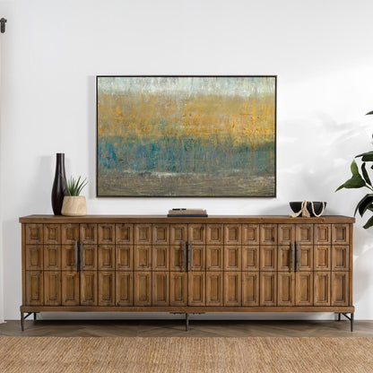 Willmark - 6 Door Iron Leg Sideboard