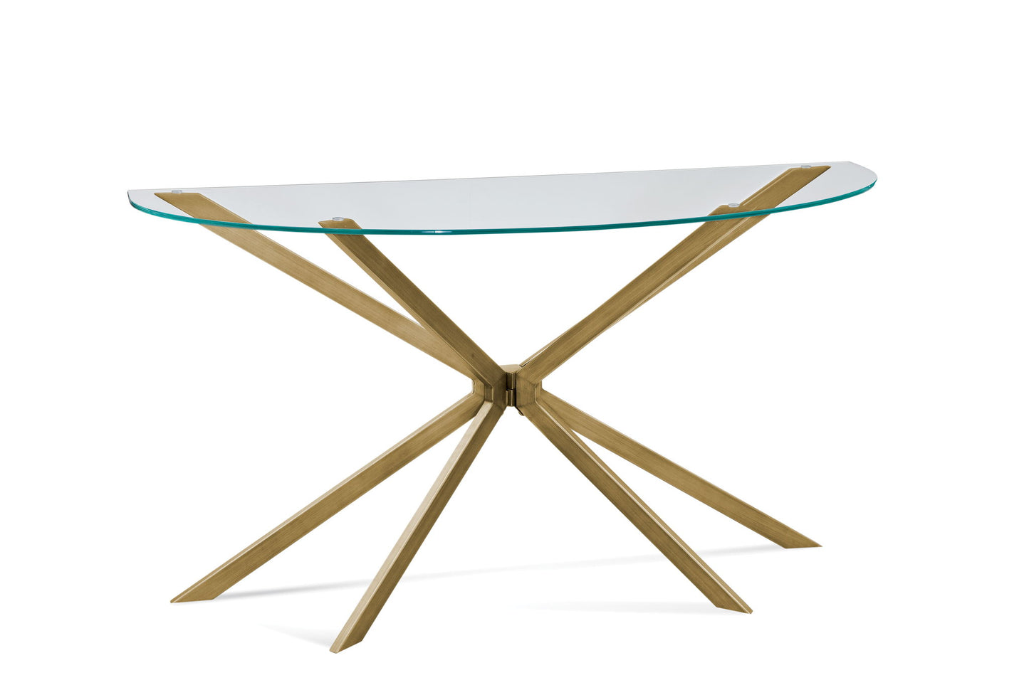 Deen / Tess - Clear Halfmoon Glass Top - Clear