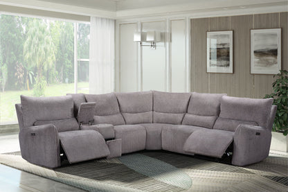 Remsen - LAF Console Loveseat With Dual Recliner - Latte