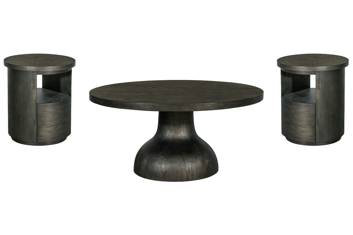 Bosley - Round Cocktail Table Set