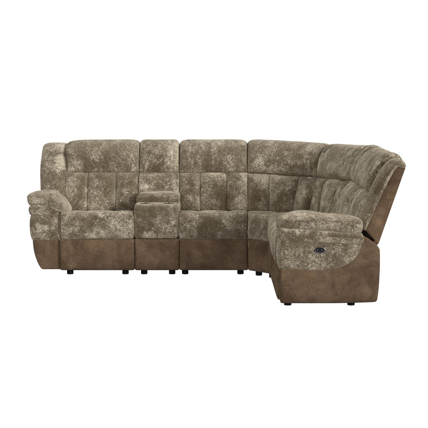 Santorini - Armless Chair - Dillon / Shire Cappuccino
