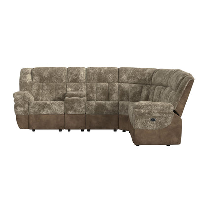 Santorini - LHF Power Motion Recliner - Dillon / Shire Cappuccino