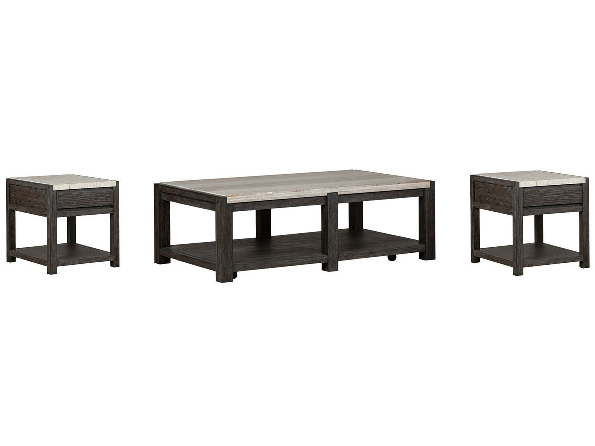 Plum Creek - Rectangular Cocktail Table Set