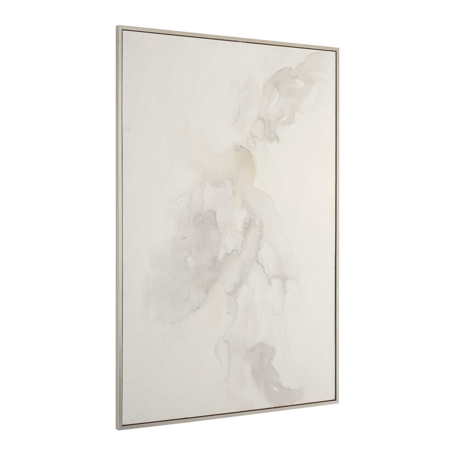 Evaporate - Abstract Art - Brown / Gray / Silver / Woodtone