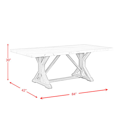 Lakeview - 5 Piece Rectangular Dining Set (Table & Four Chairs) - White