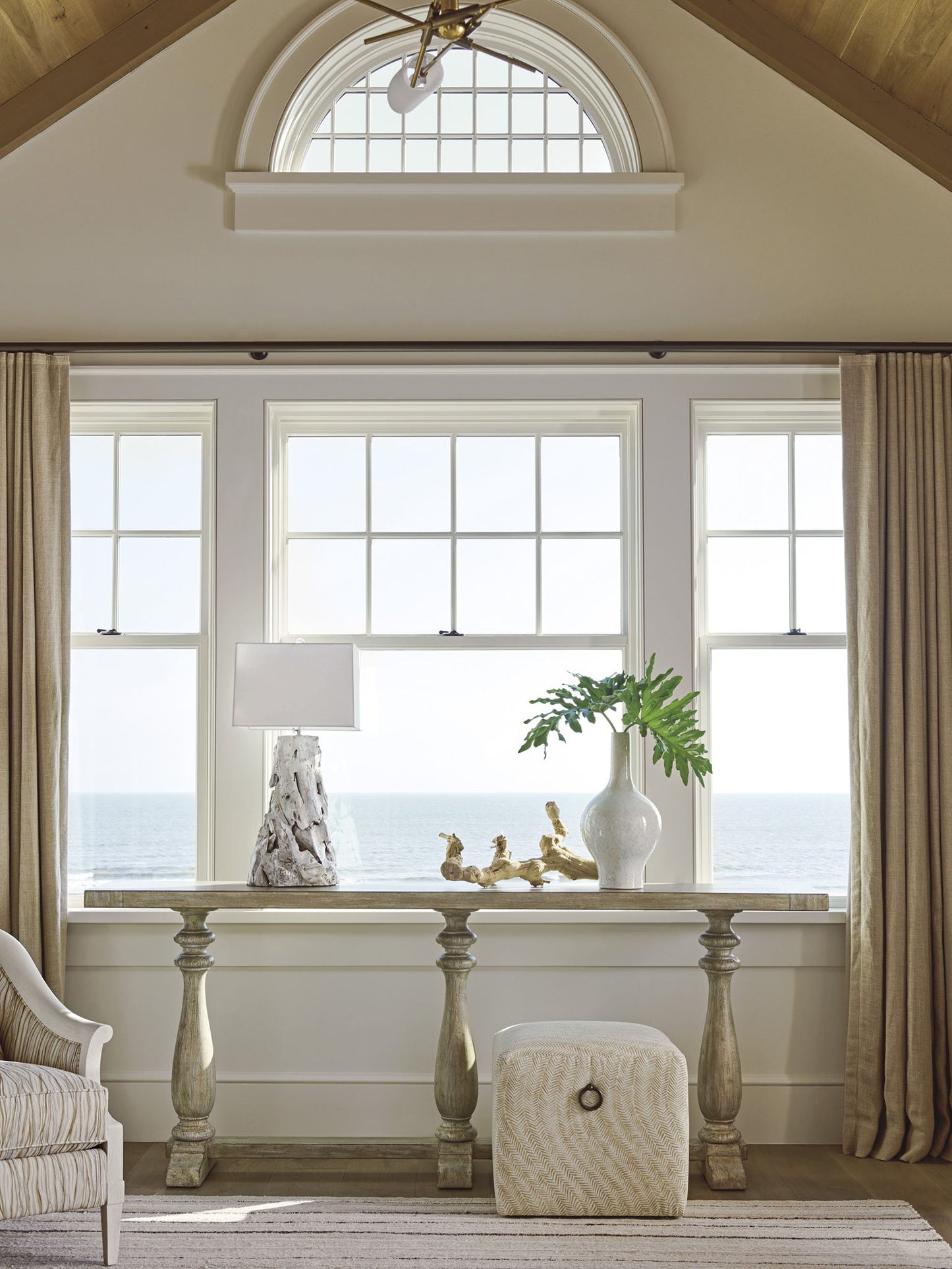 Ocean Breeze - Jupiter Ottoman