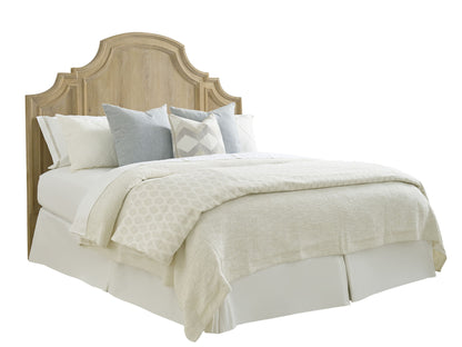 Montecito - Valley Club Panel Headboard 5/0 Queen - Light Brown