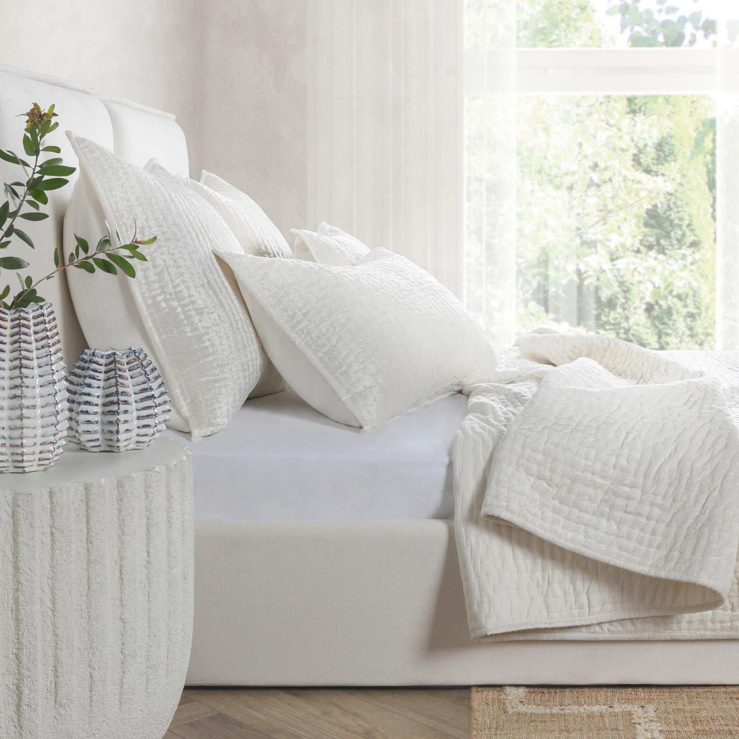 Bari - Velvet Sham - Cloud
