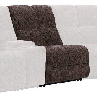 Bronco - Power Armless Zero Gravity Recliner P2 - Plush Umber