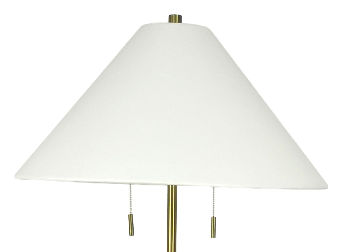 Gilded Interval - 64 X 23 - Metal Floor Lamp - Brushed Gold