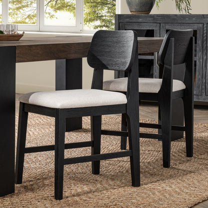 Deaven - Upholstered Dining Chair (Set of 2) - Black