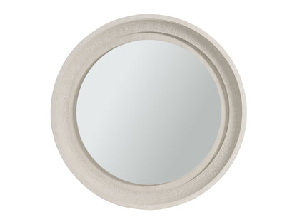 Copacabana - Marisol Round Mirror - White
