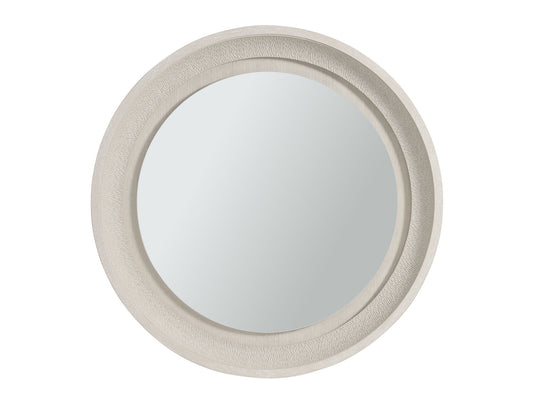 Copacabana - Marisol Round Mirror - White