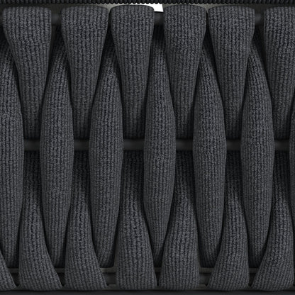 Bali - Loveseat With Olefin - Dark Gray