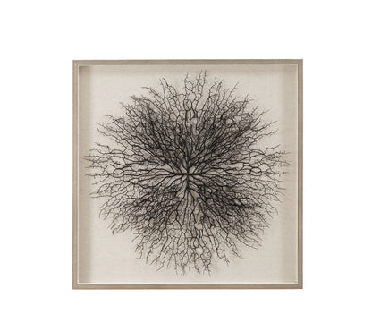 Gracee Canvas Art - Pearl Silver
