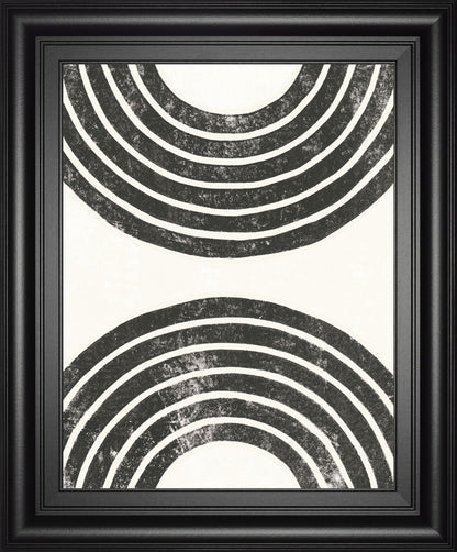 Over The Rainbow BW I By Moira Hershey - Framed Print Wall Art - Black