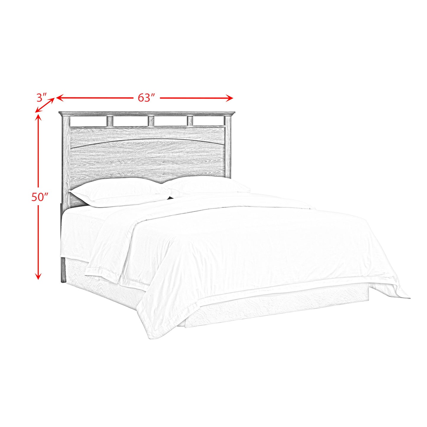 Matias - Bedroom Set With Queen/Full Headboard, Dresser, Mirror & Nightstand