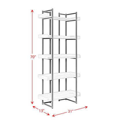 Preston - Bookshelf - Gray