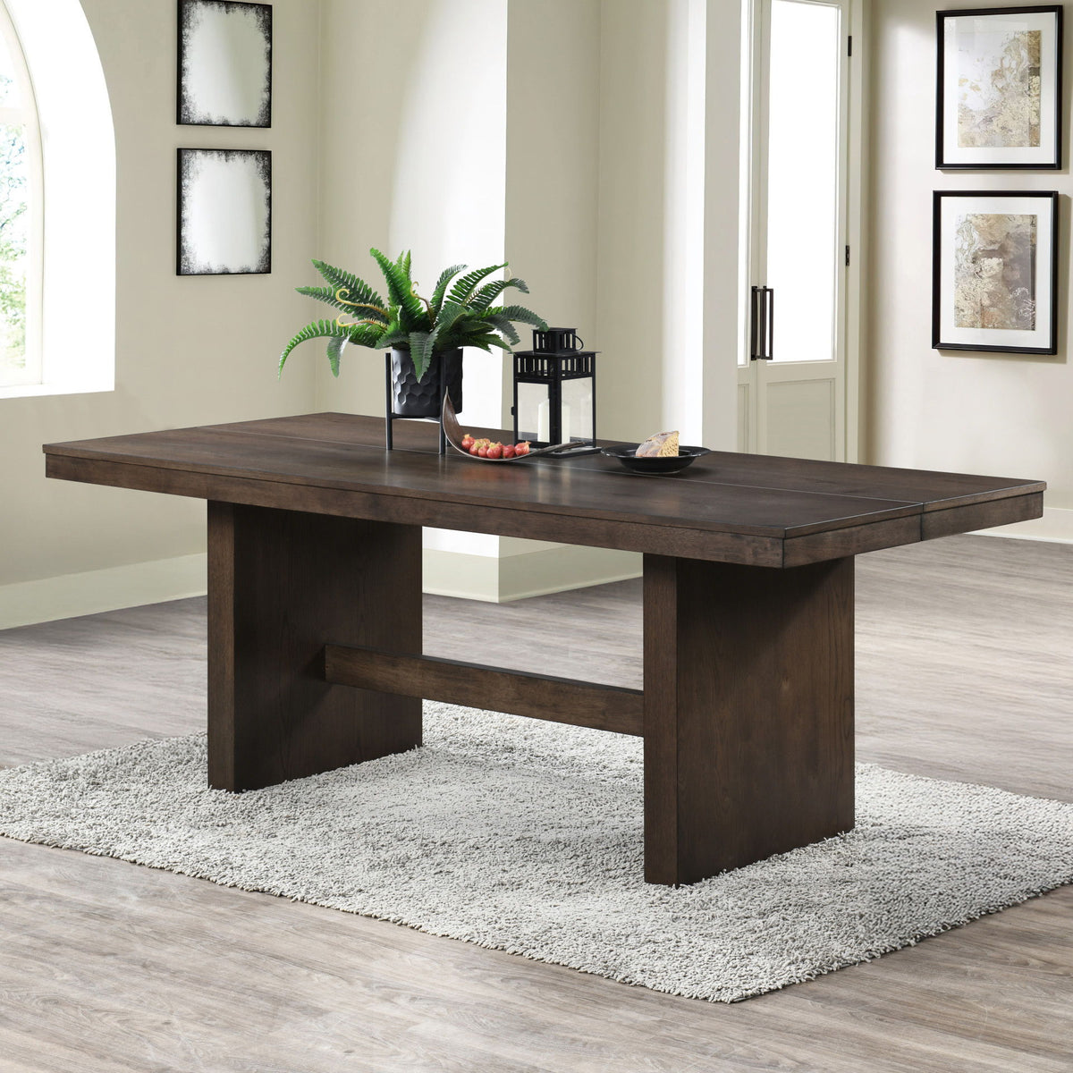 Kody - 79" Rectangle Dining Table Top - Dark Walnut