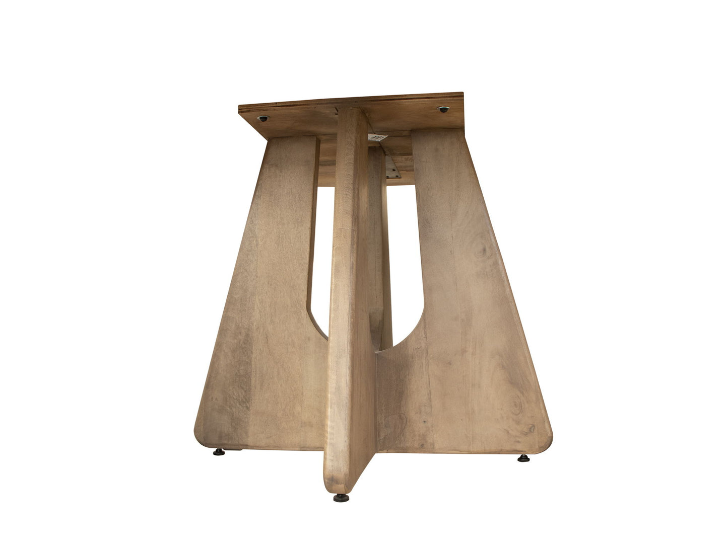Natural Parota - Round Table Base - Brown Cappuccino