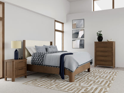 Jaxon - King Upholstered Headboard - Casual Mink