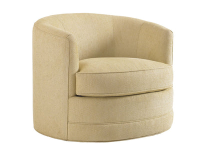 Lexington Upholstery - Graniers Swivel Chair - Light Brown