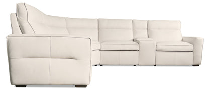 MS - Vann Six-Piece Power Sectional - White