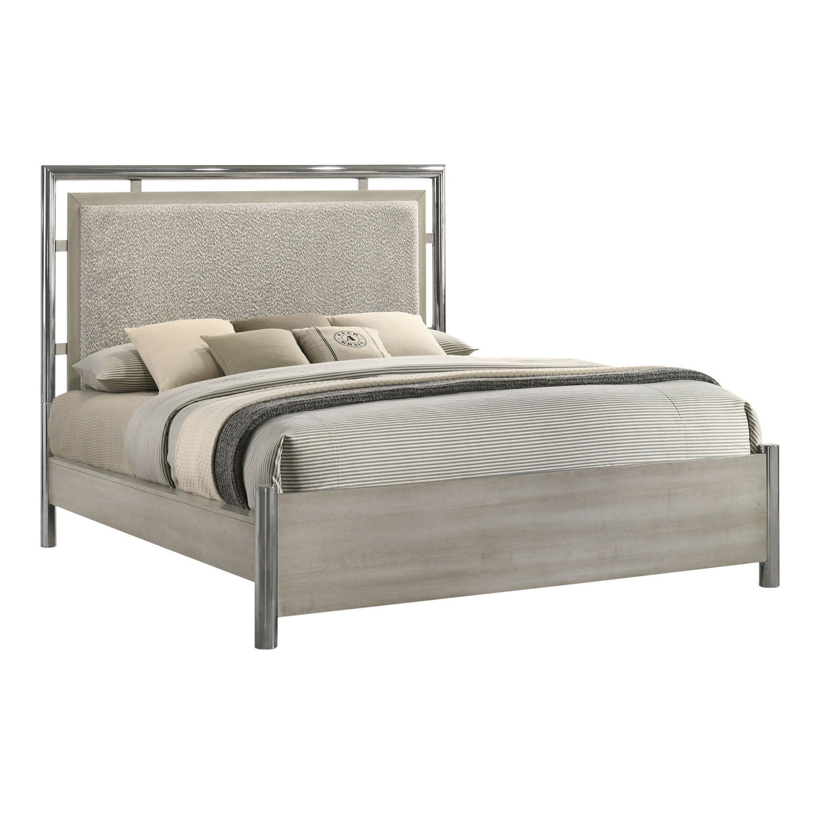 Lennox - Eastern King / Queen Panel Side Rails - Gray