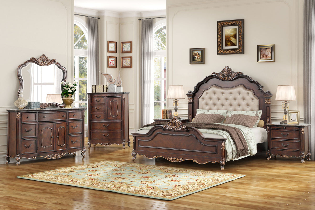 Constantine - 5/0 Queen Footboard & Slats - Cherry